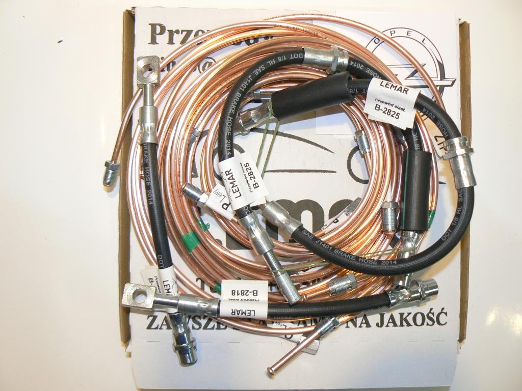 Opel Astra G Brzdové hadice komplet „max“ kotouče 18223=9