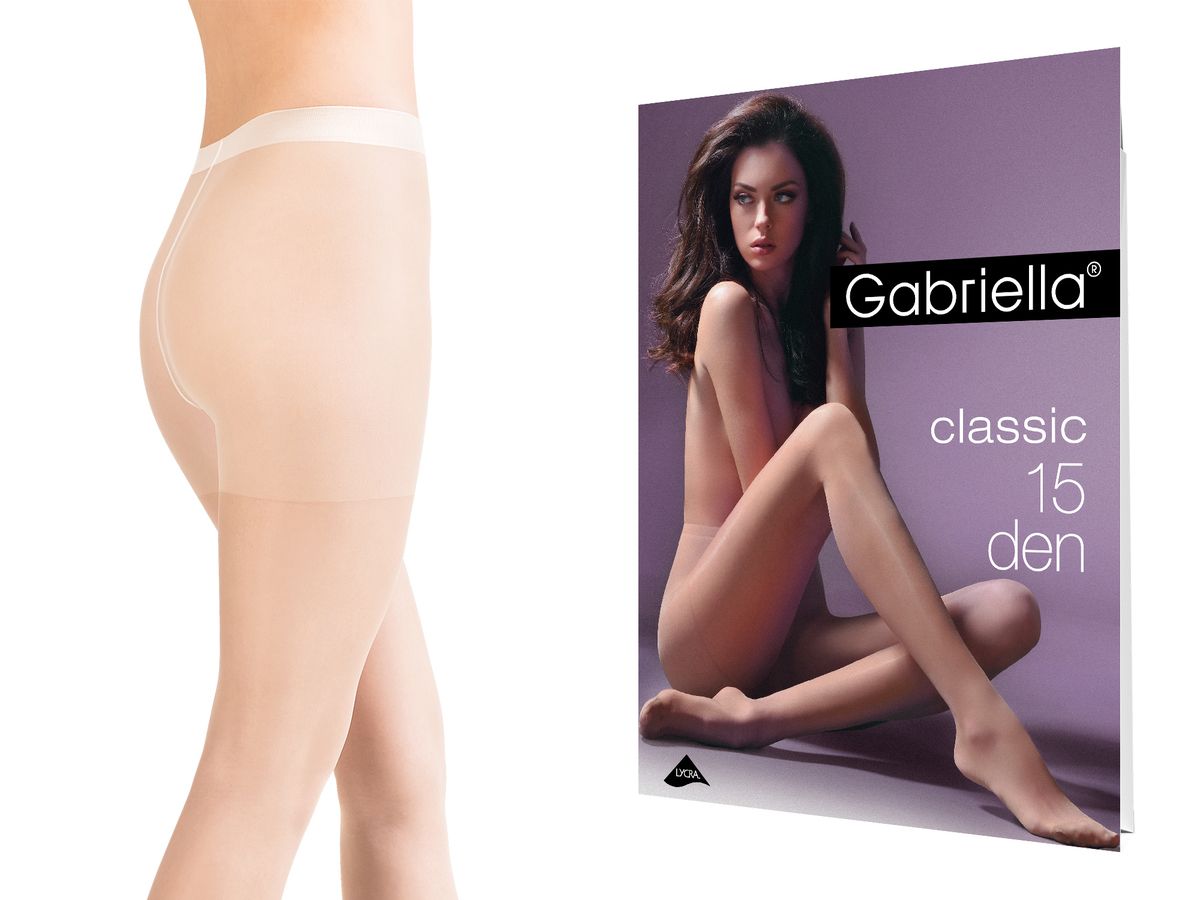 

Rajstopy Gabriella Classic 15 den Bianco 3