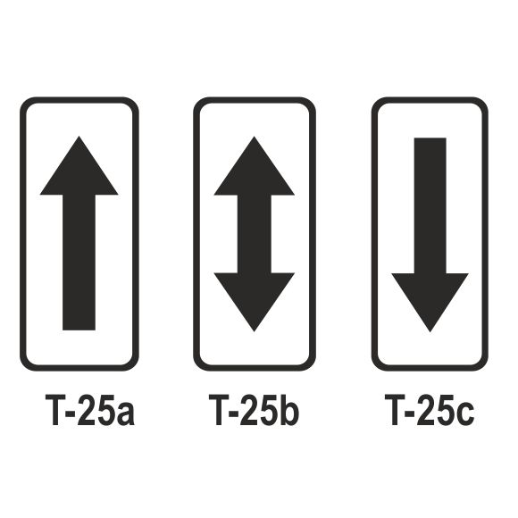 

Drogowa Tabliczka T25 tabliczka wskazująca (mini)