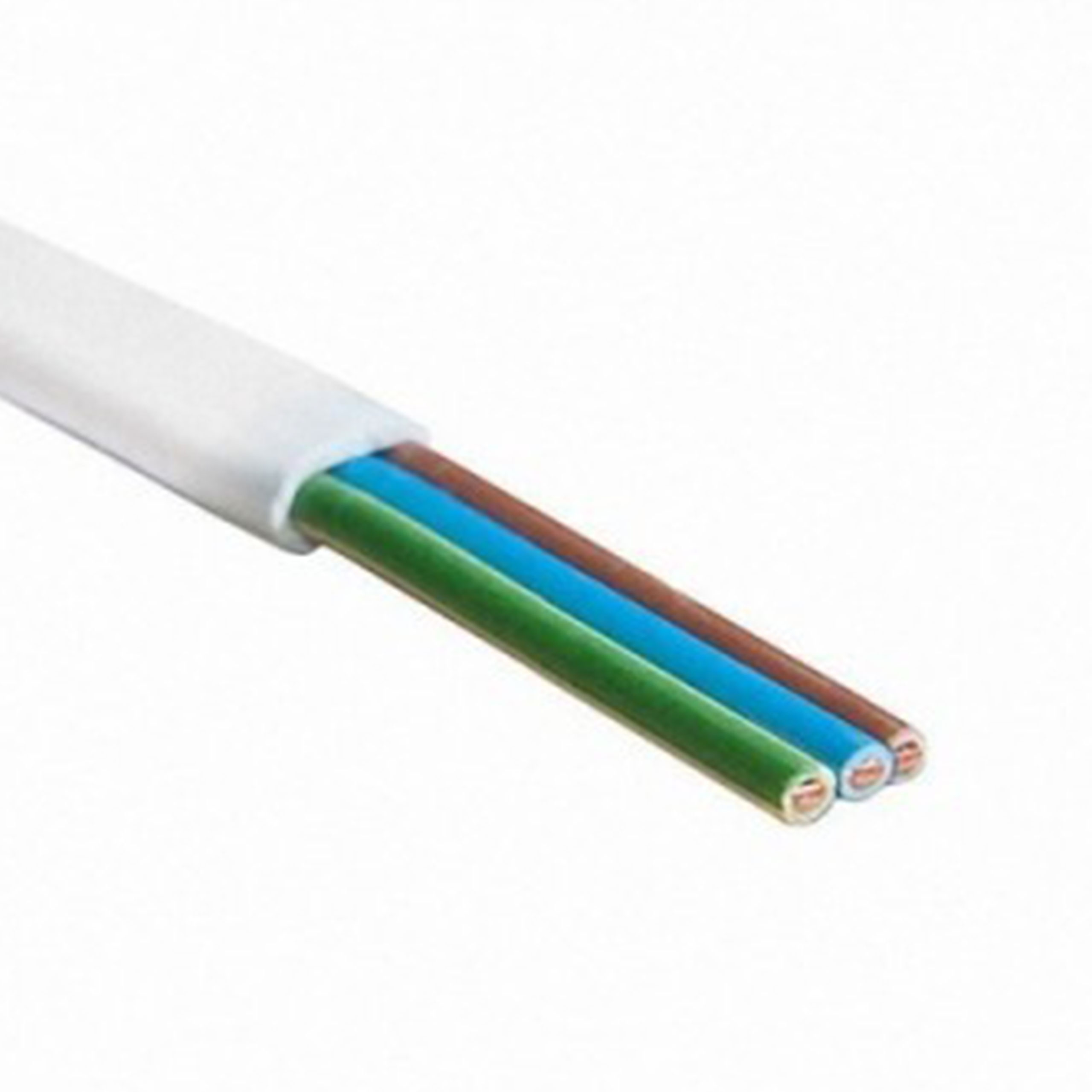

Przewód YDYp 3x2,5 mm2 450/750V Biały cena za 5 mb