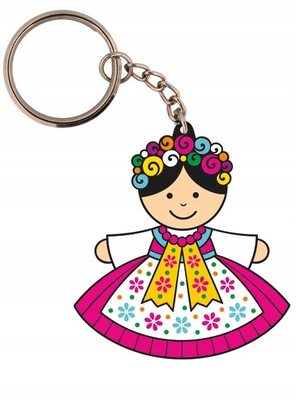 

Brelok Gumowy Folk - Stroje Ludowe Górnoślązaczka