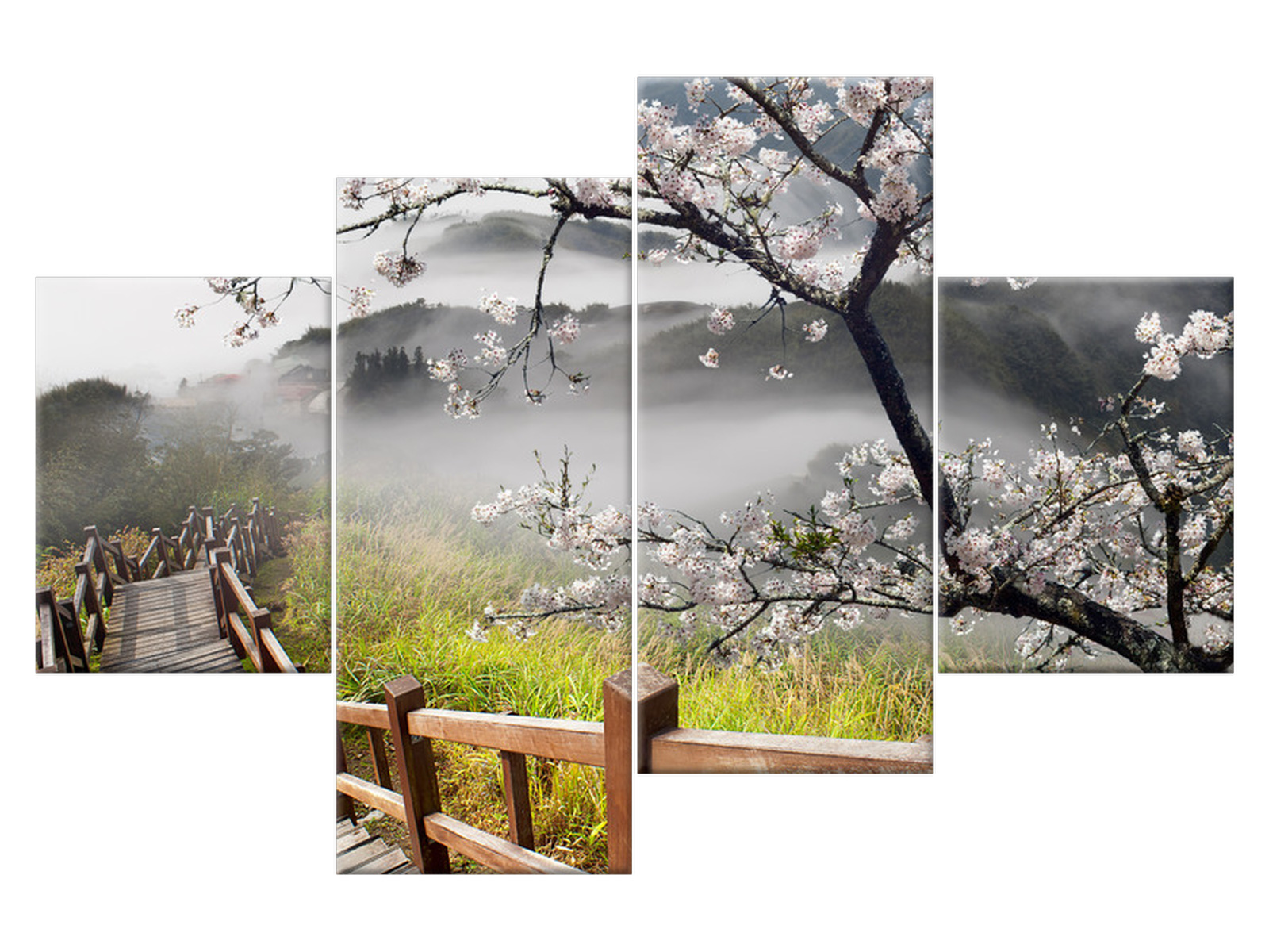 

Obraz Kwitnąca wiśnia Drzewo 120x80 1207A_4G