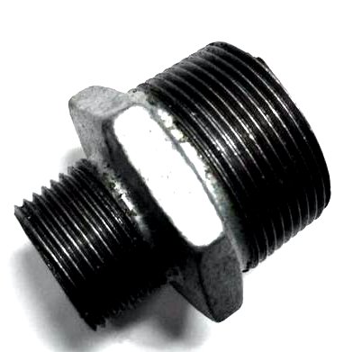 

Ocynk nypel redukcyjny 6/4" x 1" 512