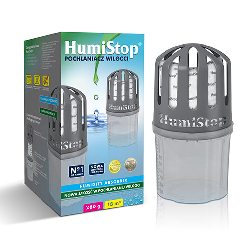 

Pochłaniacz Wilgoci HumiStop 280g do 18m2 Atest