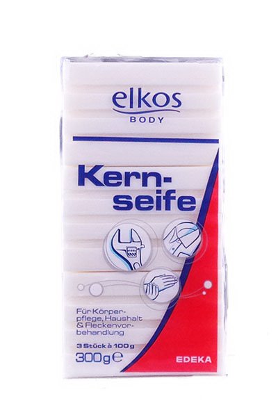 

Elkos Kern-seife mydło Szare kostka 3x100g Niemcy