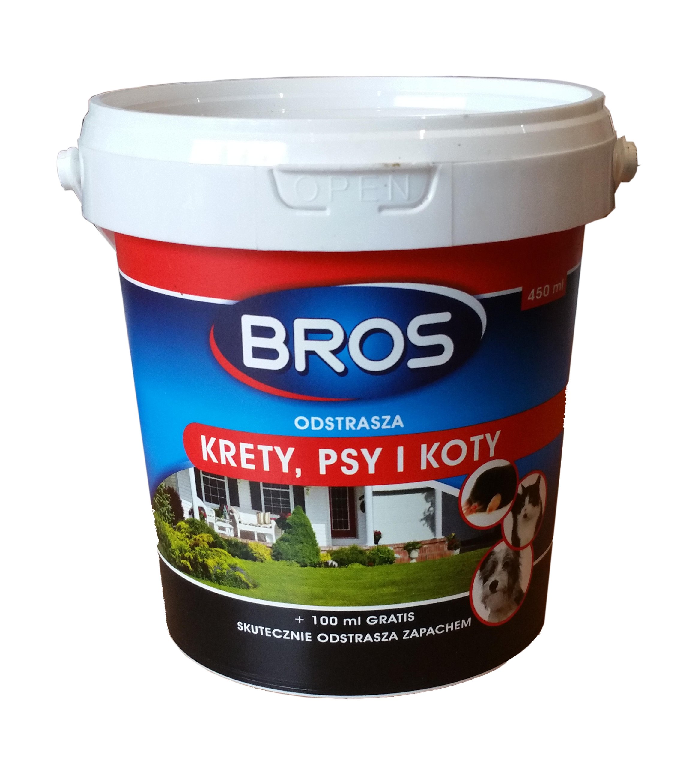 

Bros Proszek Odstraszacz Psy Koty Krety 450ml