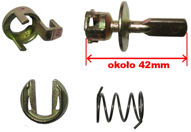 SEAT ALHAMBRA TRZPIEŃ WKŁADKI ZAMKA KLAMKI DRZWI Producent części Inny