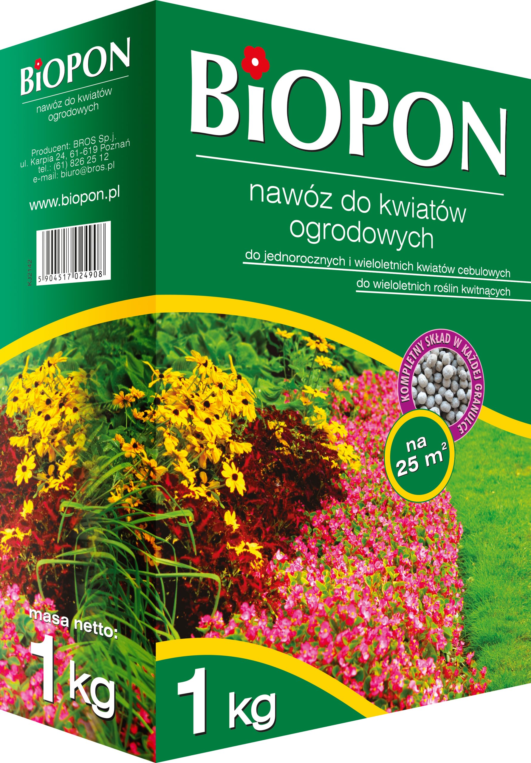 

Nawóz do kwiatów ogrodowych Biopon 1kg
