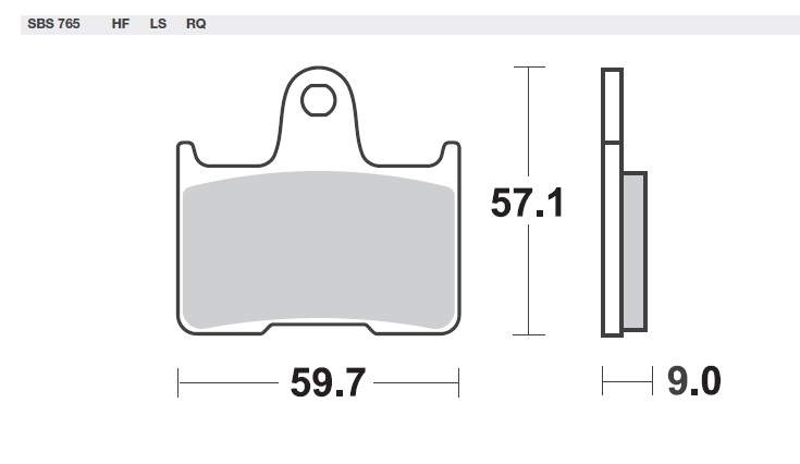 SBS KLOCKI TYŁ 765LS SUZUKI GSF 650 Bandit 05r EAN (GTIN) 5703858200442