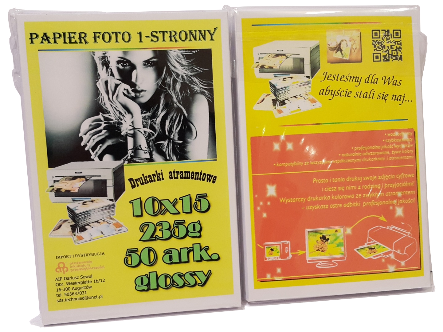 

Papier Foto Fotograficzny 10x15 235g Błysk 50ark.