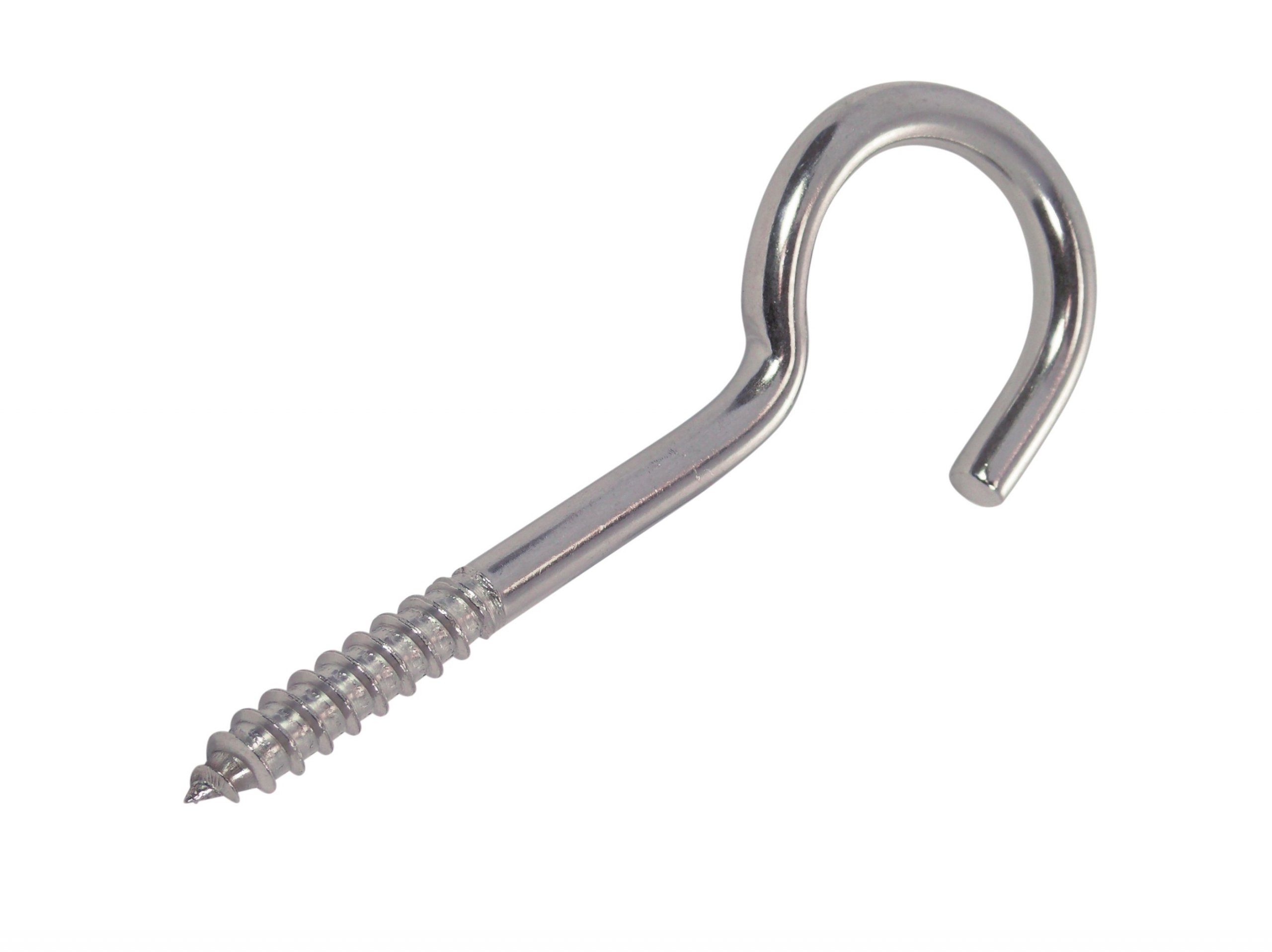 20 x Nerezové vruty do dřeva s ohýbaným hákem V4 5,8 x 100 mm