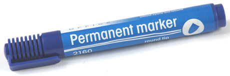 Marker budowlany NIEBIESKI pisak flamaster