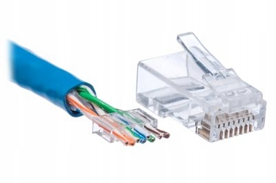 Wtyk RJ45 RJ-45 drut - kategoria 6 kat.6 - 20szt. EAN (GTIN) 5901969415766
