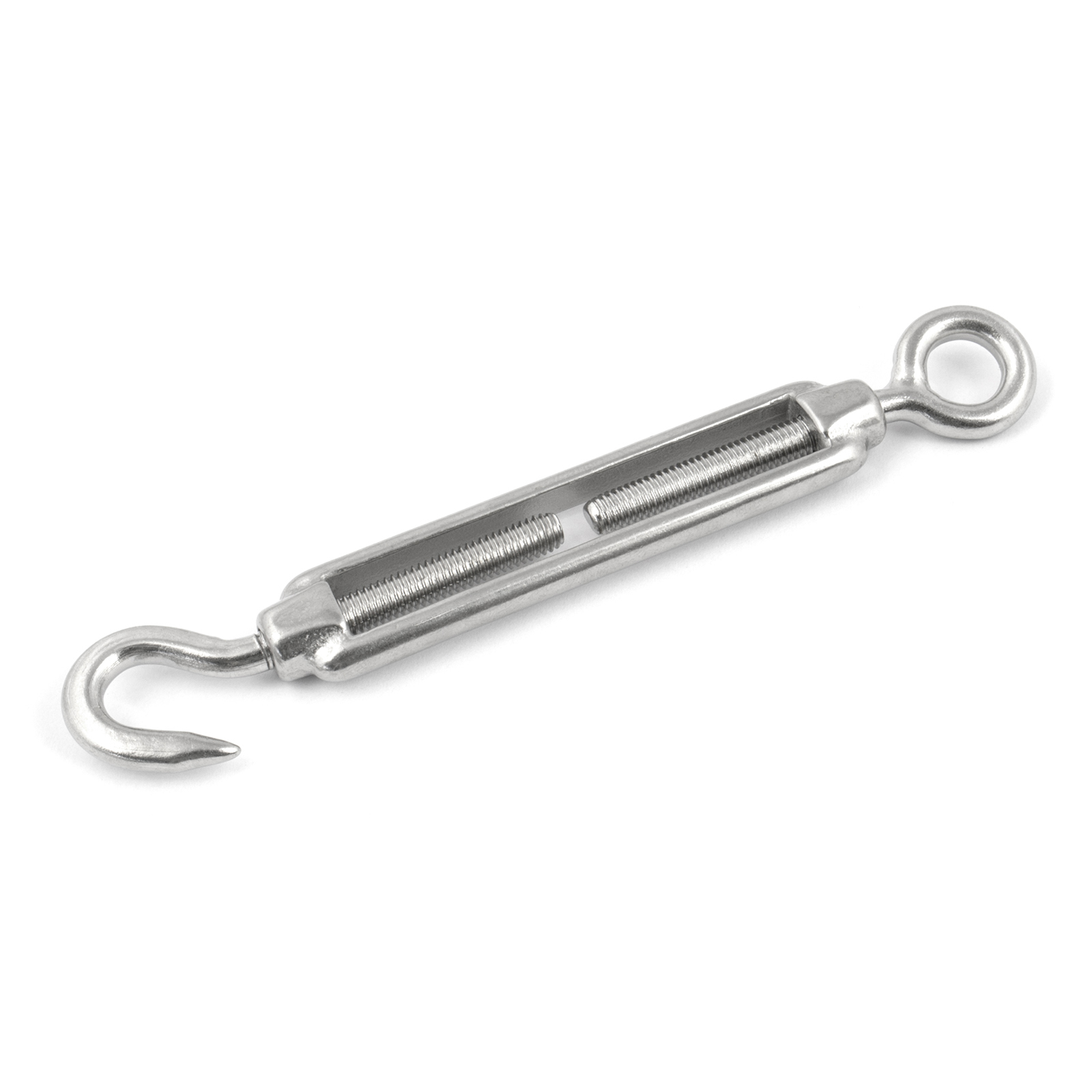 Římský napínací šroub Inox nerez A4 V4 oko-hák M8 10 ks