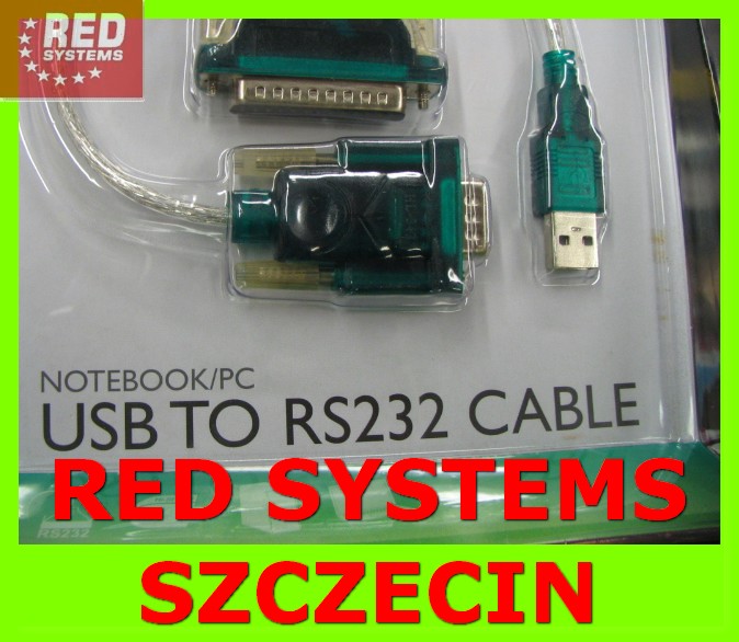 USB to RS232 DB9/DB25 Serial Adapter Cable - M/M