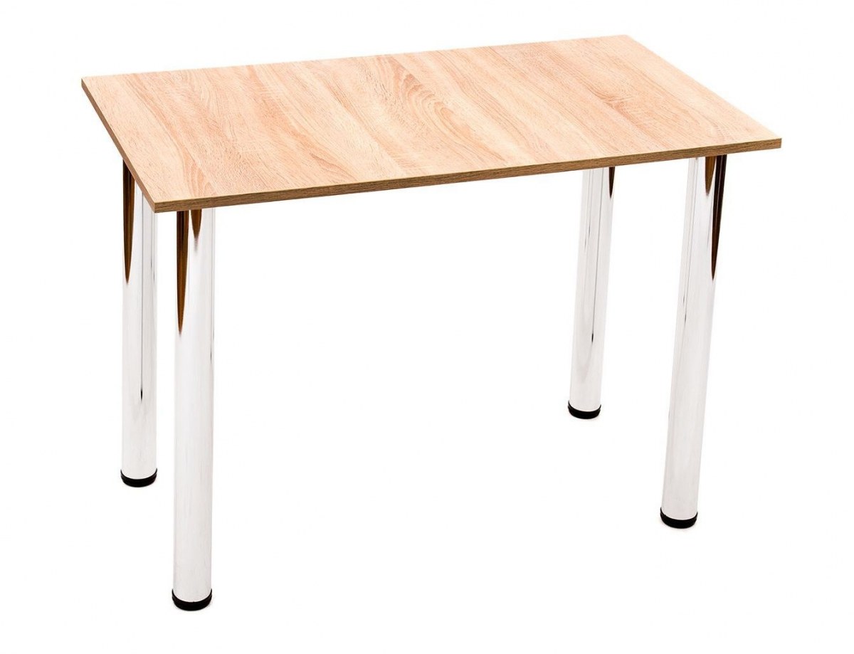 Прямоугольный стол с хромированными ножками