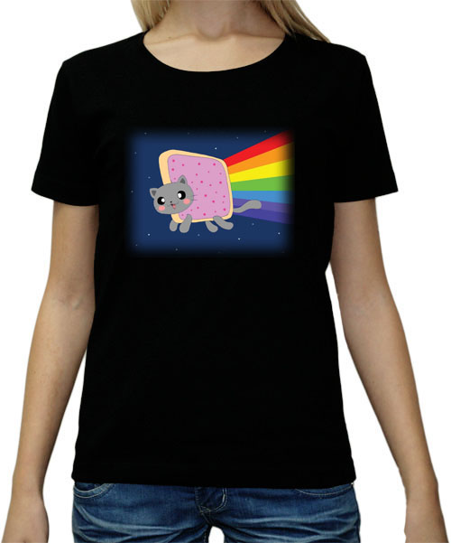 

Koszulka Dm. Nyan Cat Kot Tęcza Pop Tarts