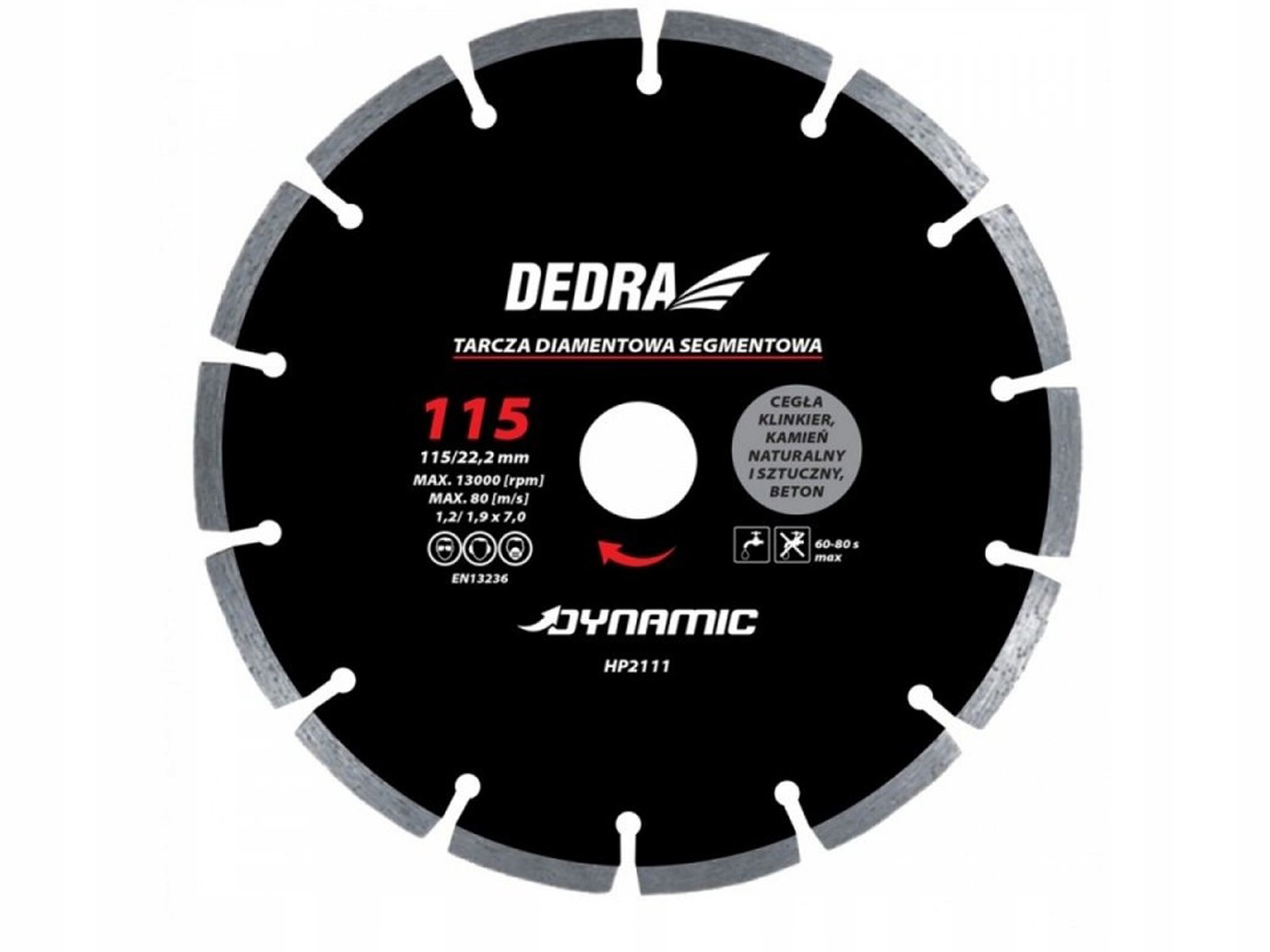 

Dedra Tarcza diamentowa Dynamic 230x22,2 HP2116