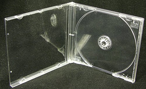 Коробки для 1 CD Jewel Case CD BOX Clear-10 шт.Тип jewel випадку