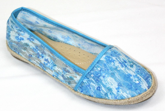 

Płaskie espadryle baleriny trampki koronka 38