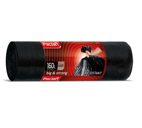 

Worki na śmieci 160l 10szt Paclan Big Strong mocne