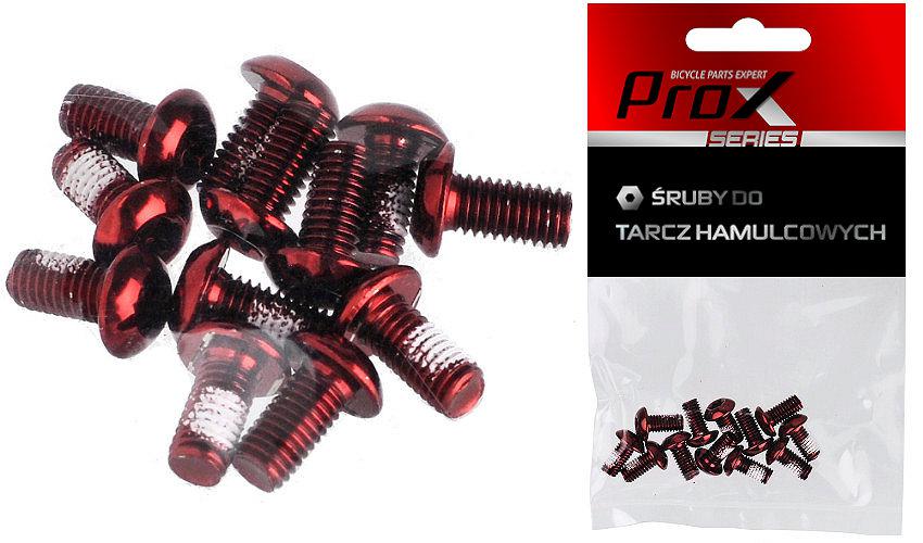 

Śruby Prox Czerwone Do Tarczy Hamulcowej Torx 6szt