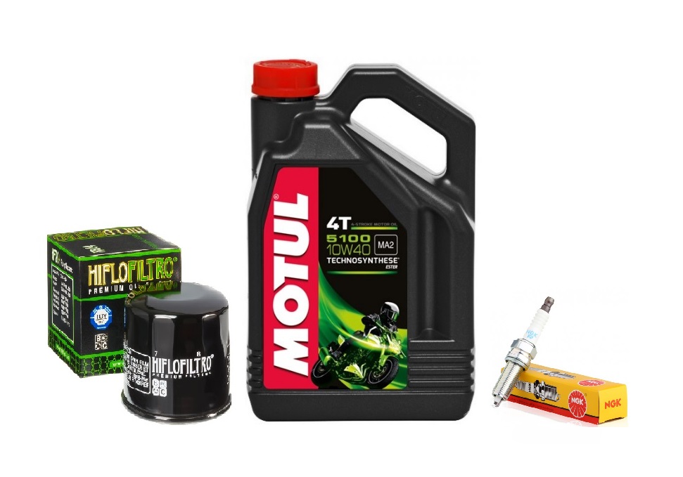 OLEJ MOTUL FILTR OLEJU ŚWIECE KAWASAKI ZZR 600 02-