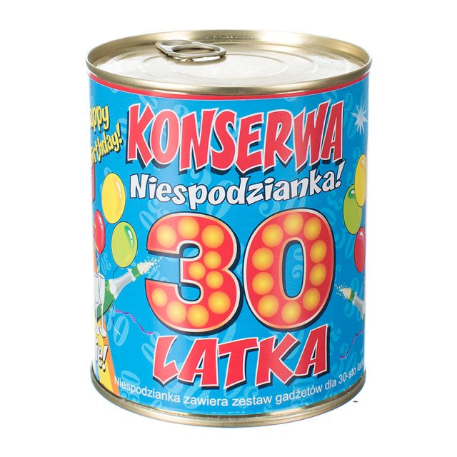 

śmieszny Konserwa na 30 urodziny Zestaw