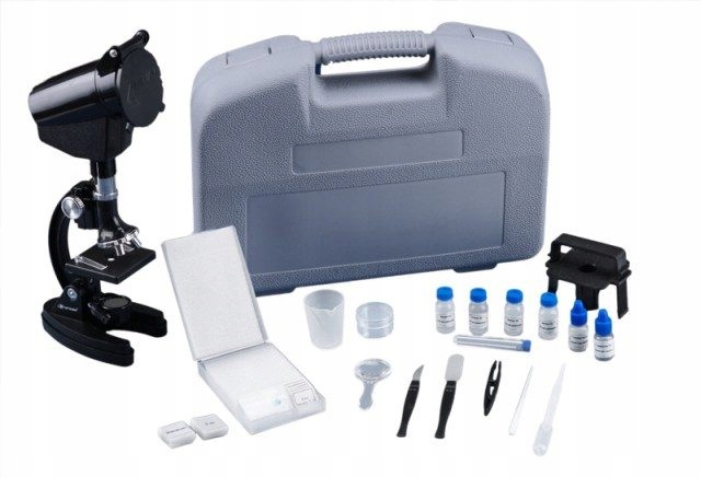 

Mikroskop Opticon Lab Pro w walizce +książka +DVD
