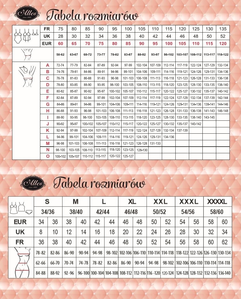 BIUSTONOSZ MAMA CHI-CHI 03 DO KARMIENIA 80F ALLES Rozmiar 80F