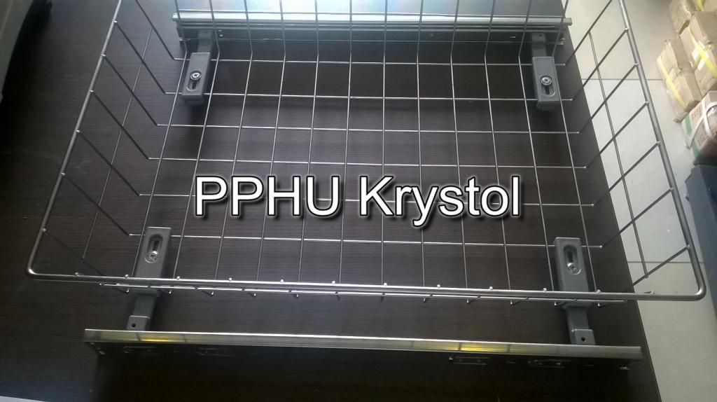 

Kosz, szuflada pełen wysuw 300/205 efekt chrom