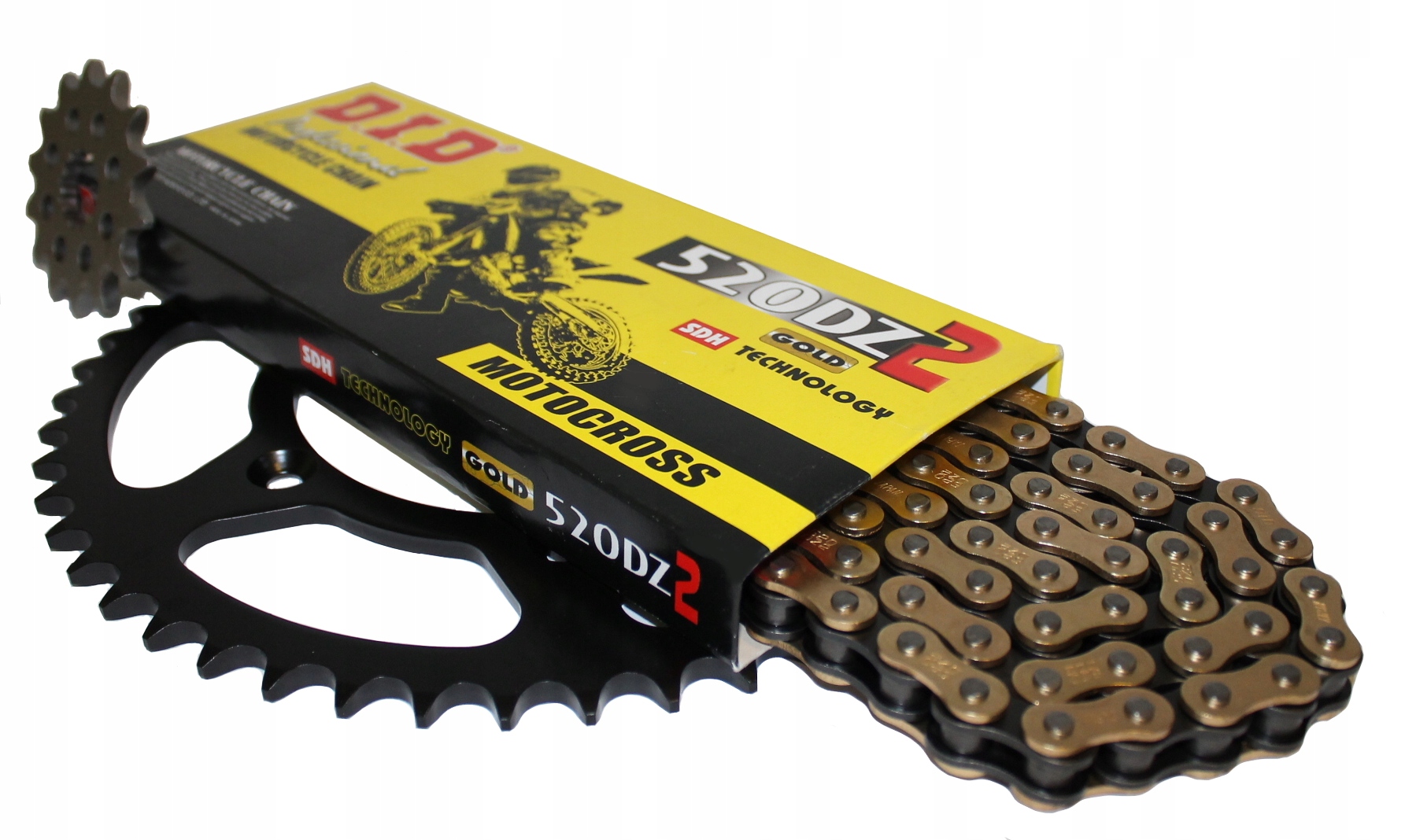 2415641347205850426565 - Комплект привода Yamaha XT 600 1989-1998R злотый !!