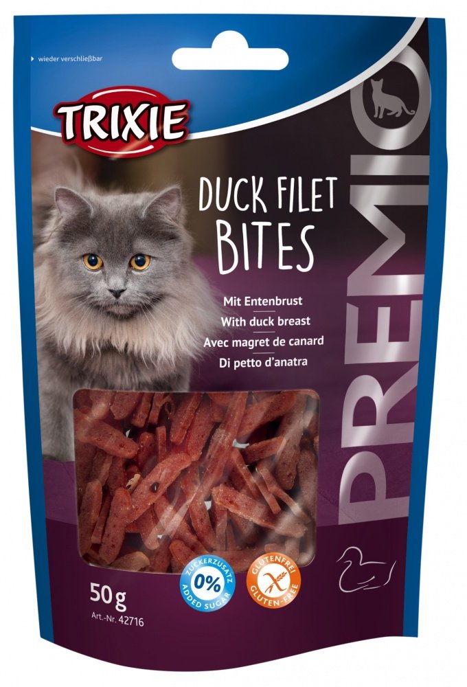 Levně 7 x Trixie Premio Duck kachní filé 50 g