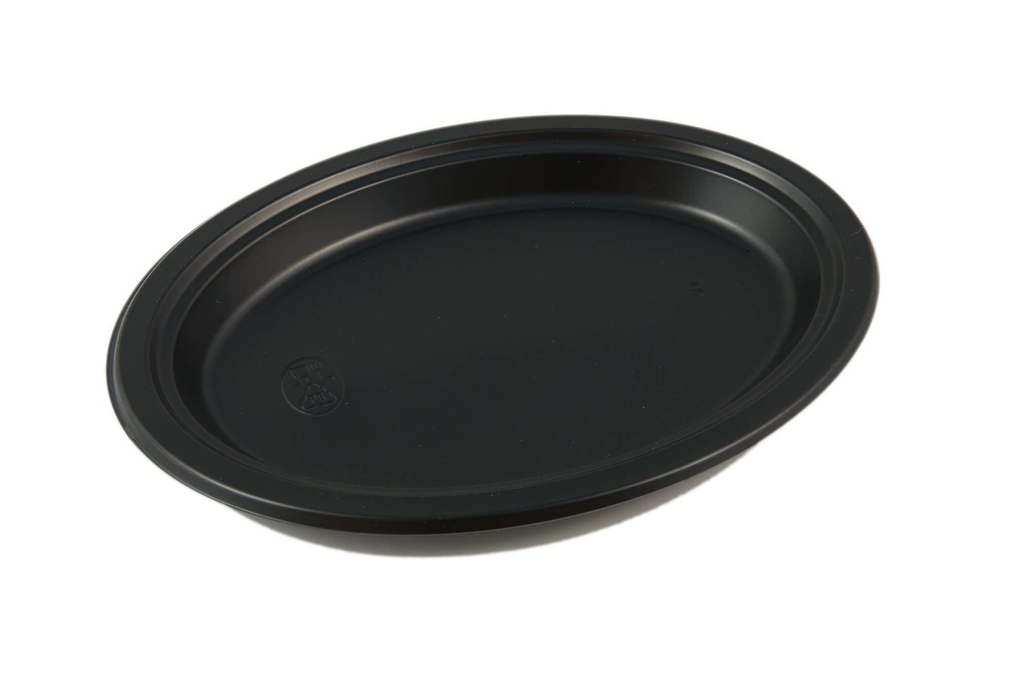 

Talerz plastikowy owalny 26cm czarny Mocny 50szt