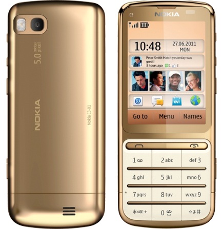 NOKIA C3-01 bez simlocka 3KOLORY