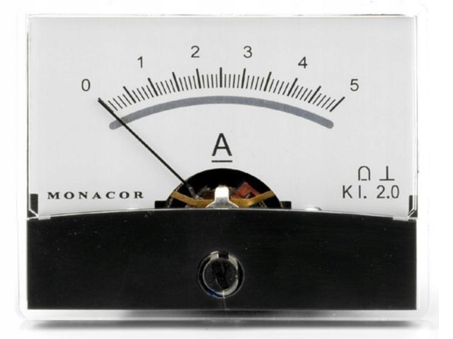 

Monacor PM-2 / 5A - Miernik z ruchomą cewką