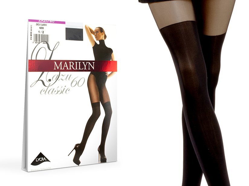 

Marilyn Zazu Classic Rajstopy Jak Zakolanówki 3/4