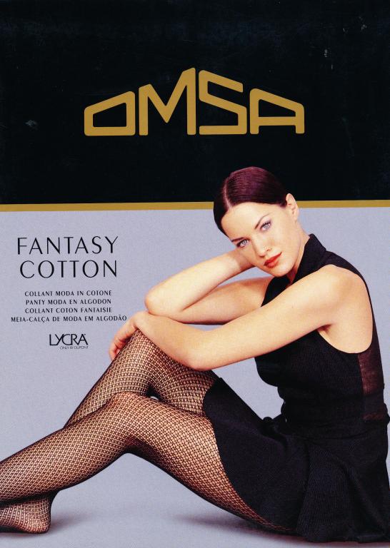 

Rajstopy Omsa Fantasy Cotton z ażurem w 3 kolorach