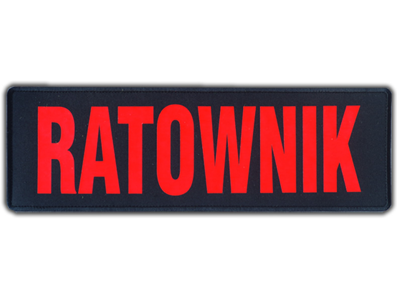 

Emblemat Ratownik Fluo na rzepie 31 x 10 cm