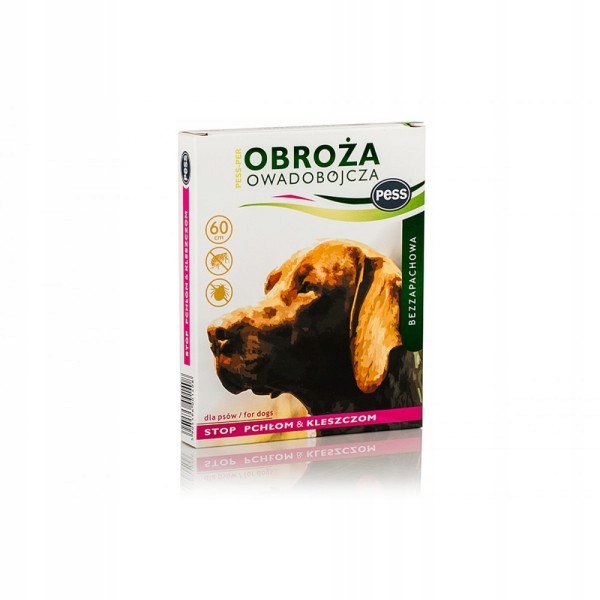

Pess Obroża Owadobójcza dla psa 60cm bezzapachowa