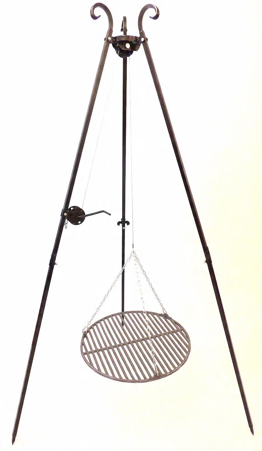 

Grill Trójnóg 180 CM +ruszt Żeliwny 53,5CM Komplet