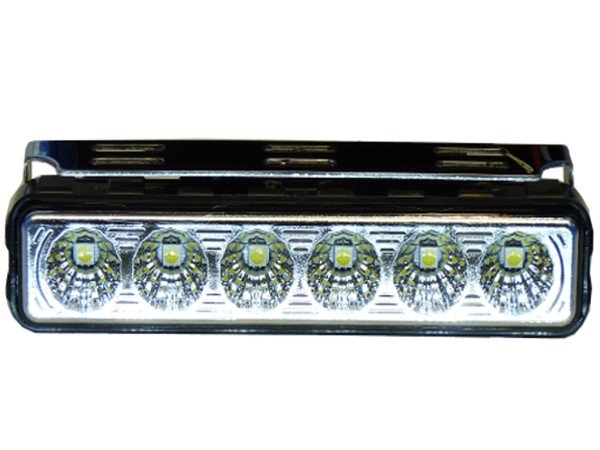 

Lampa Led 6 Smd cofania Drl dzienne 16 cm 12V 24V