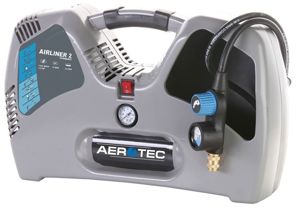 

Kompresor przenośny Aerotec Compact 10Bar 2L 1,1KW