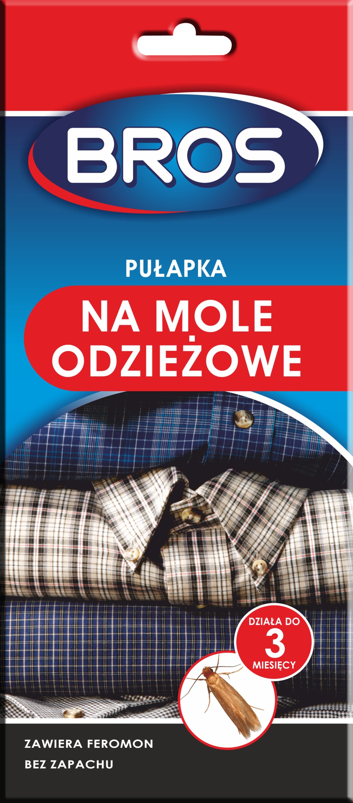 

Bros Pułapka na mole odzieżowe feromonowa