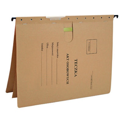 

Skoroszyt na akta osobowe zwieszana teczka Esselte