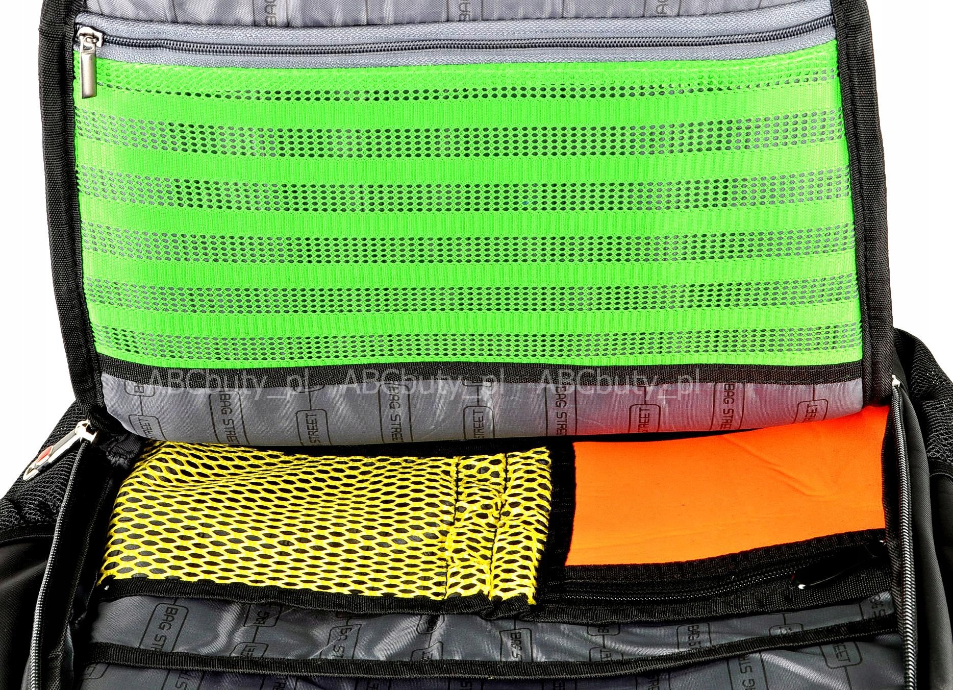 WYTRZYMAŁY PLECAK TORNISTER DO PRACY SZKOŁY LAPTOP Liczba kieszeni 9