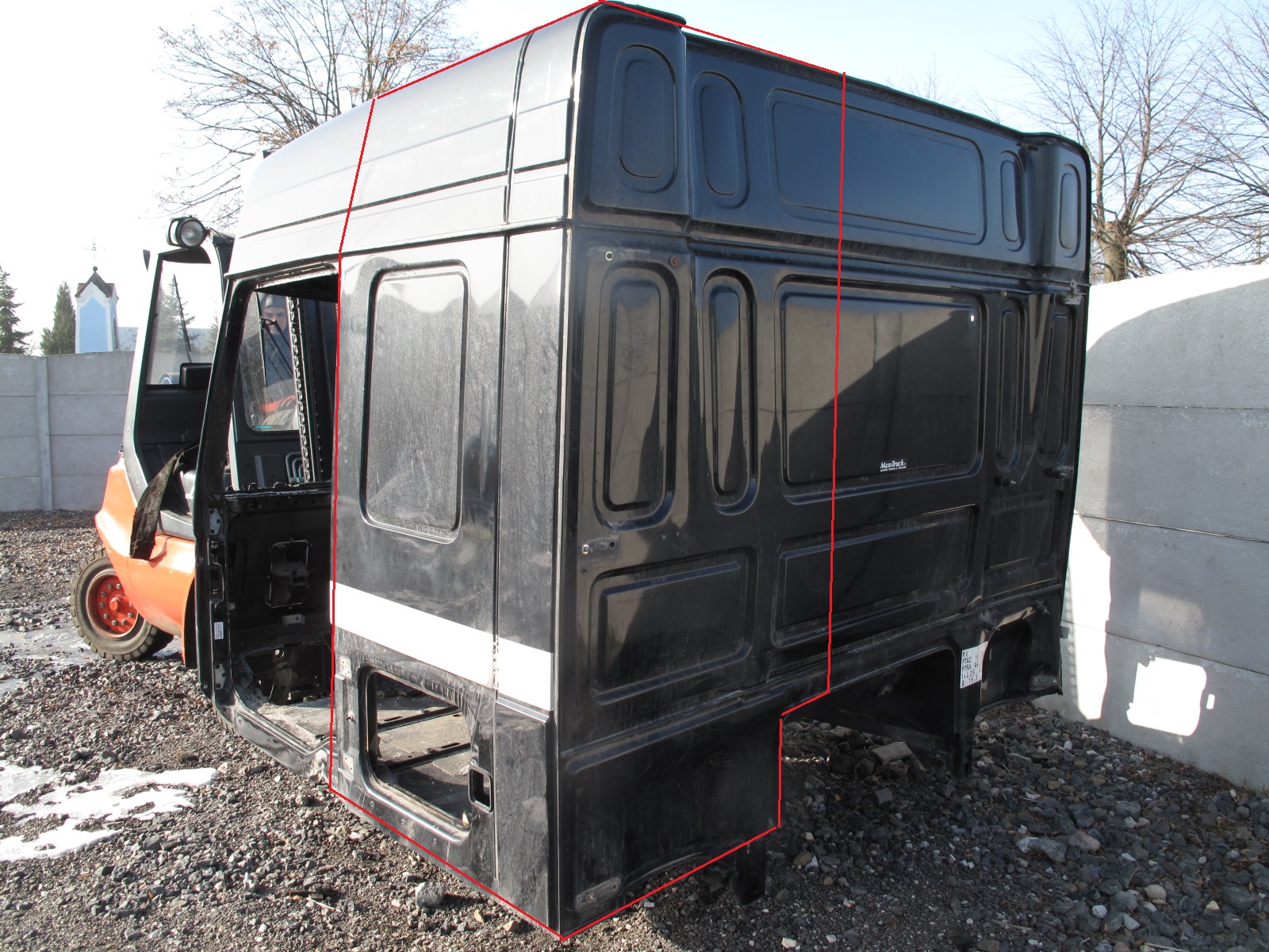 CWIARTKA NAROZNIK BOK KABINY DAF XF 105