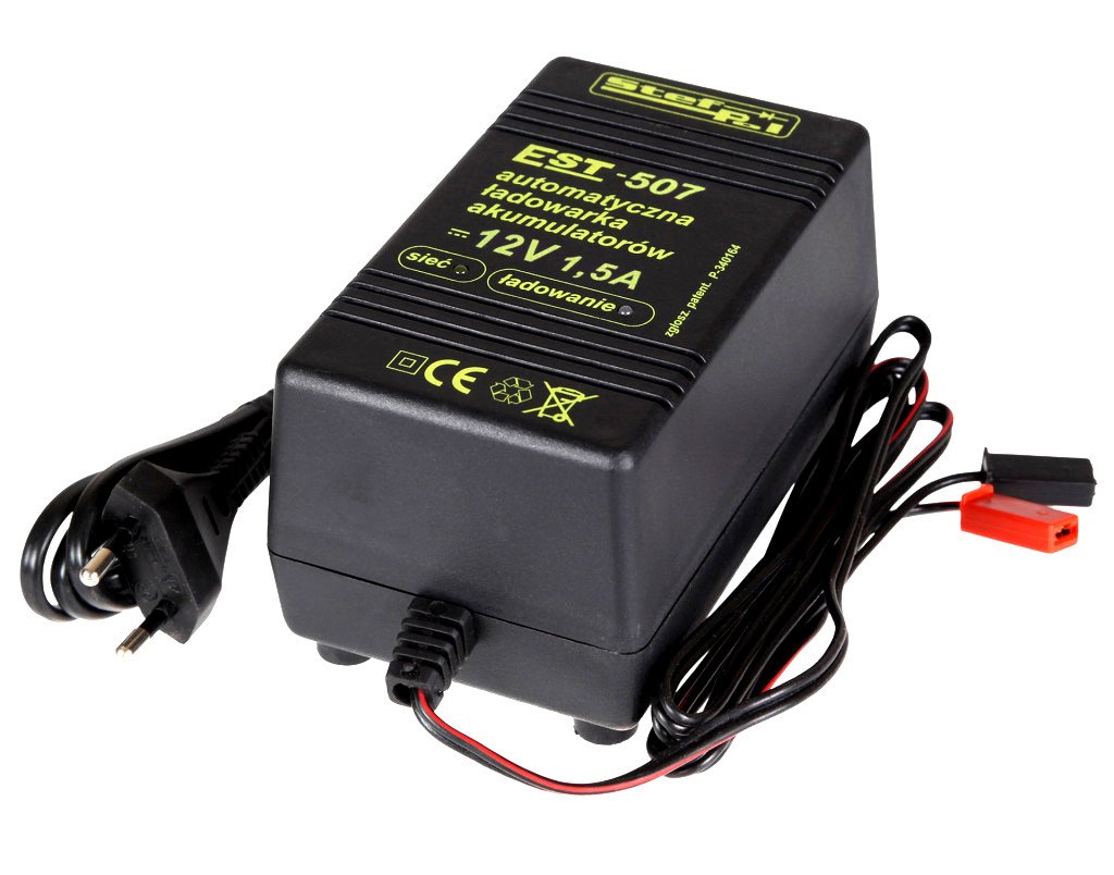 

Ładowarka Impulsowa 12 V 1,5 A EST-507 do żelowych