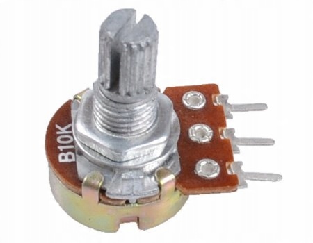 

Potencjometr obrotowy 10K Ohm B (liniowy) z wył.