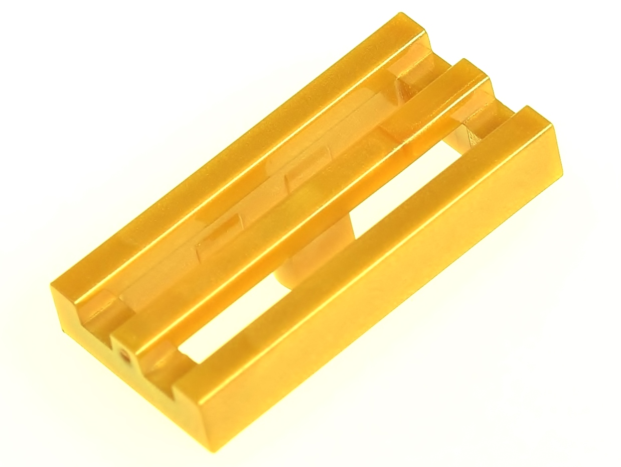 

Lego Płytka gril 1x2 2412b złota perłowa - 4 szt
